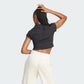 T-SHIRT LOUNGE RIBBED CROP