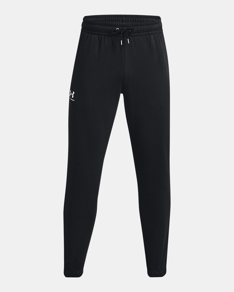 PANTALONI TUTA JOGGER UOMO UNDER ARMOUR ICON FLEECE IN MISTO COTONE – NERO / BIANCO