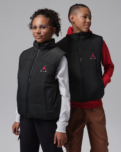 SMANICATO RAGAZZO JORDAN PUFFER VEST IMBOTTITO – NERO