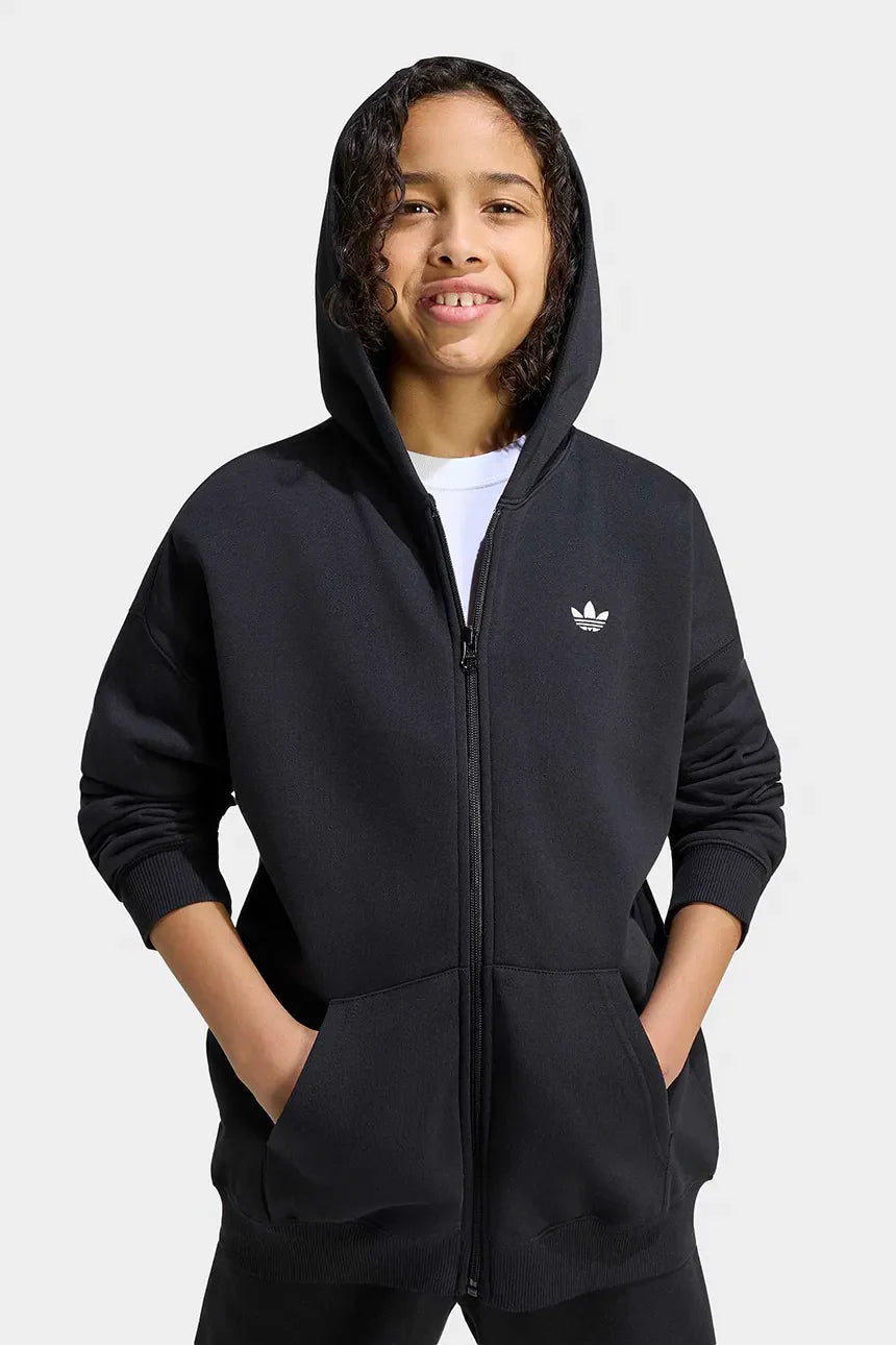 GIACCA KIDS OVERSIZED FULL ZIP FLEECE