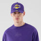 T-SHIRT OVERSIZE UOMO NEW ERA LOS ANGELES LAKERS NBA TONAL – VIOLA