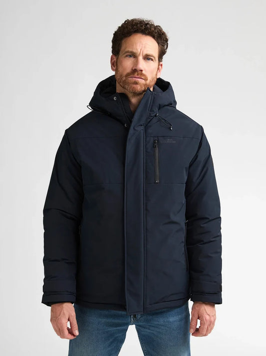 PARKA UOMO CON CAPPUCCIO PETROL INDUSTRIES – NERO
