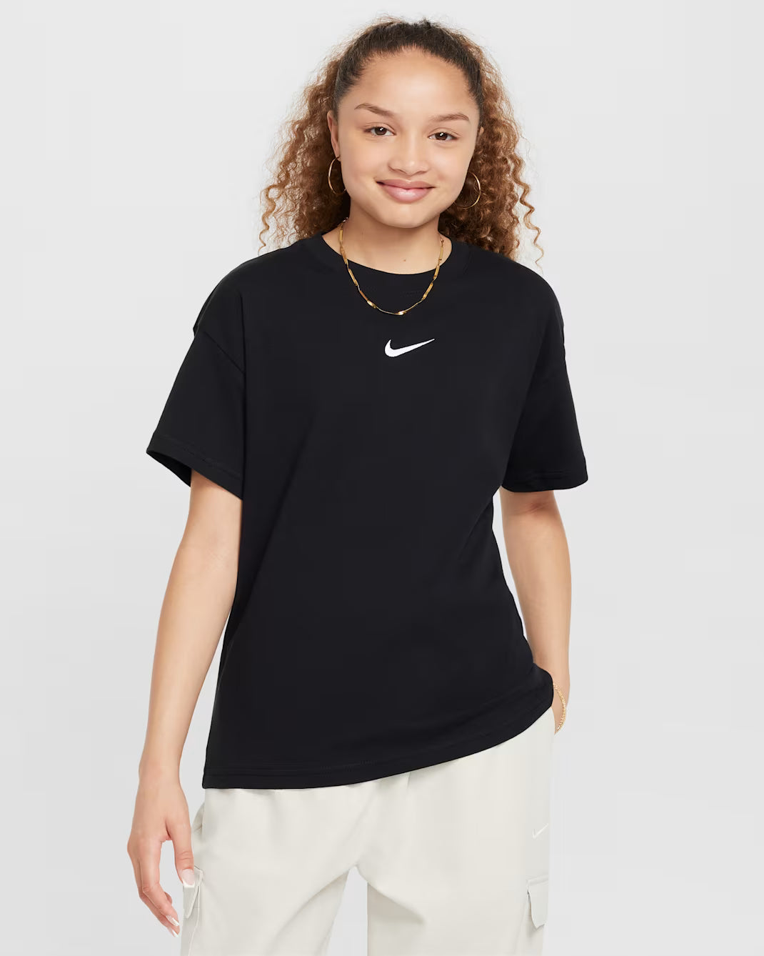 T-SHIRT GIRLS ESSENTIAL LOOSE-FIT