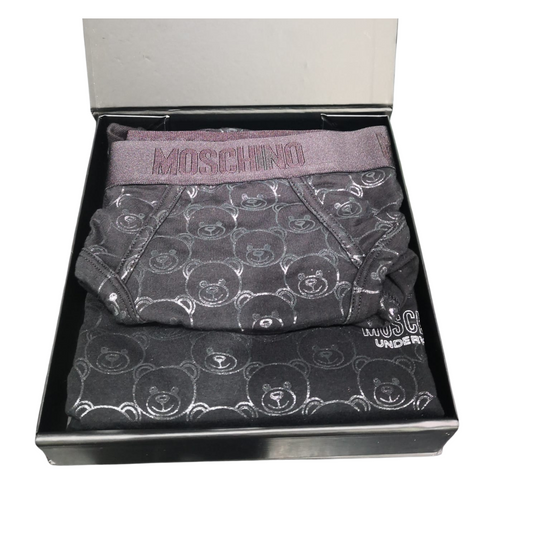 SET T-SHIRT + SLIP TEDDY BEAR SHINY