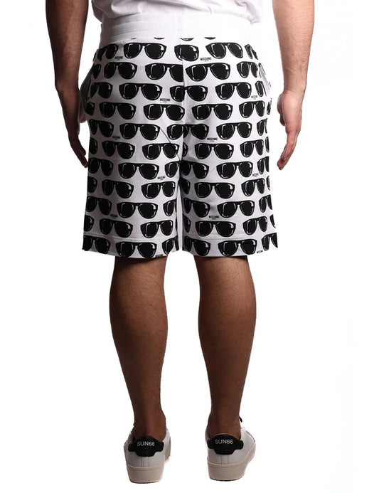 SHORT SUNGLASSES PRINT STRETCH