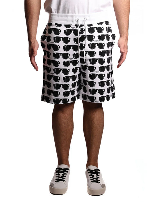 SHORT SUNGLASSES PRINT STRETCH