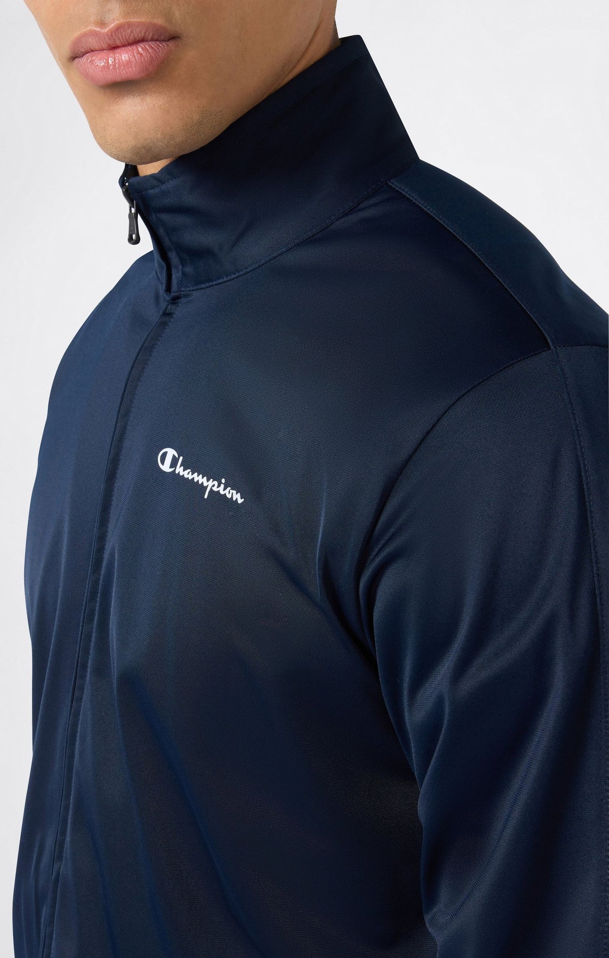 TUTA UOMO CHAMPION ACETATA FULL ZIP – BLU