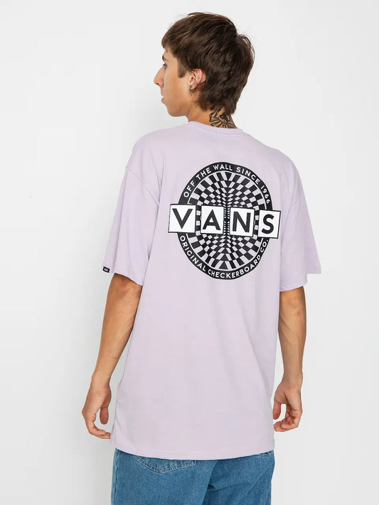 T-SHIRT WARPED CHECKERBOARD