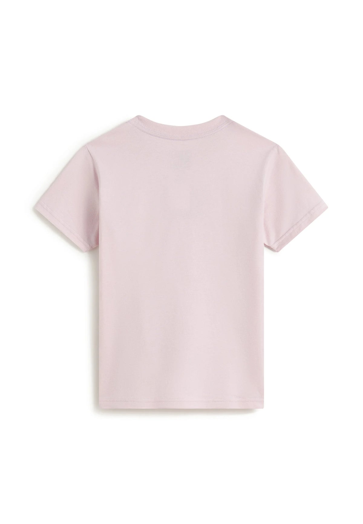 T-SHIRT DONNA VANS LOGO A MANICHE CORTE IN COTONE – PINK/ROSA