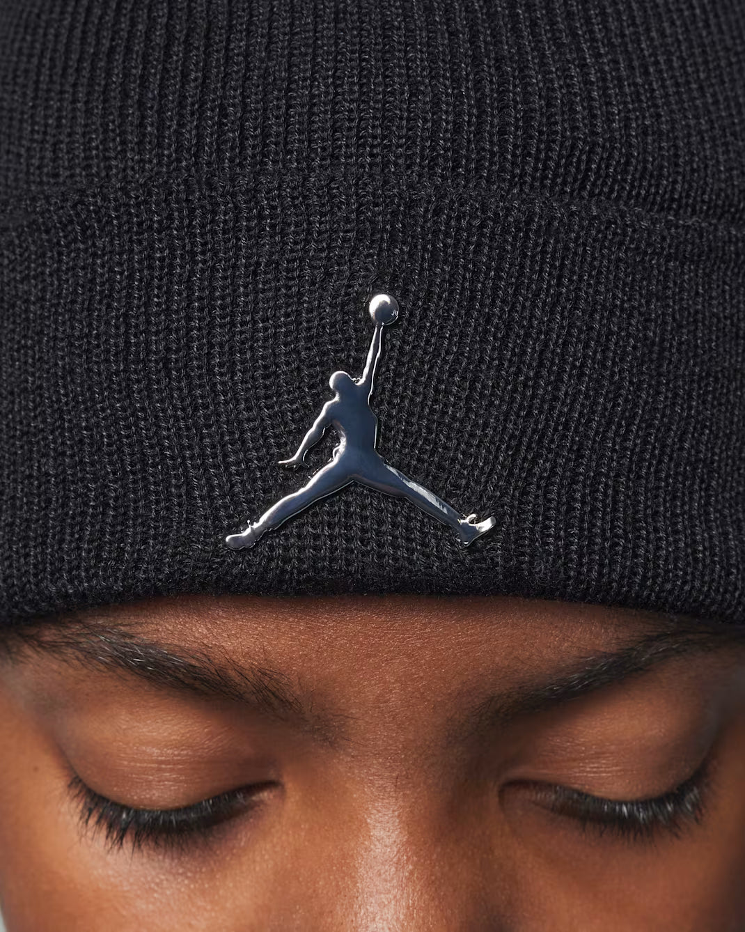 CUFFIA RAGAZZO JORDAN CUFFED BEANIE – NERO