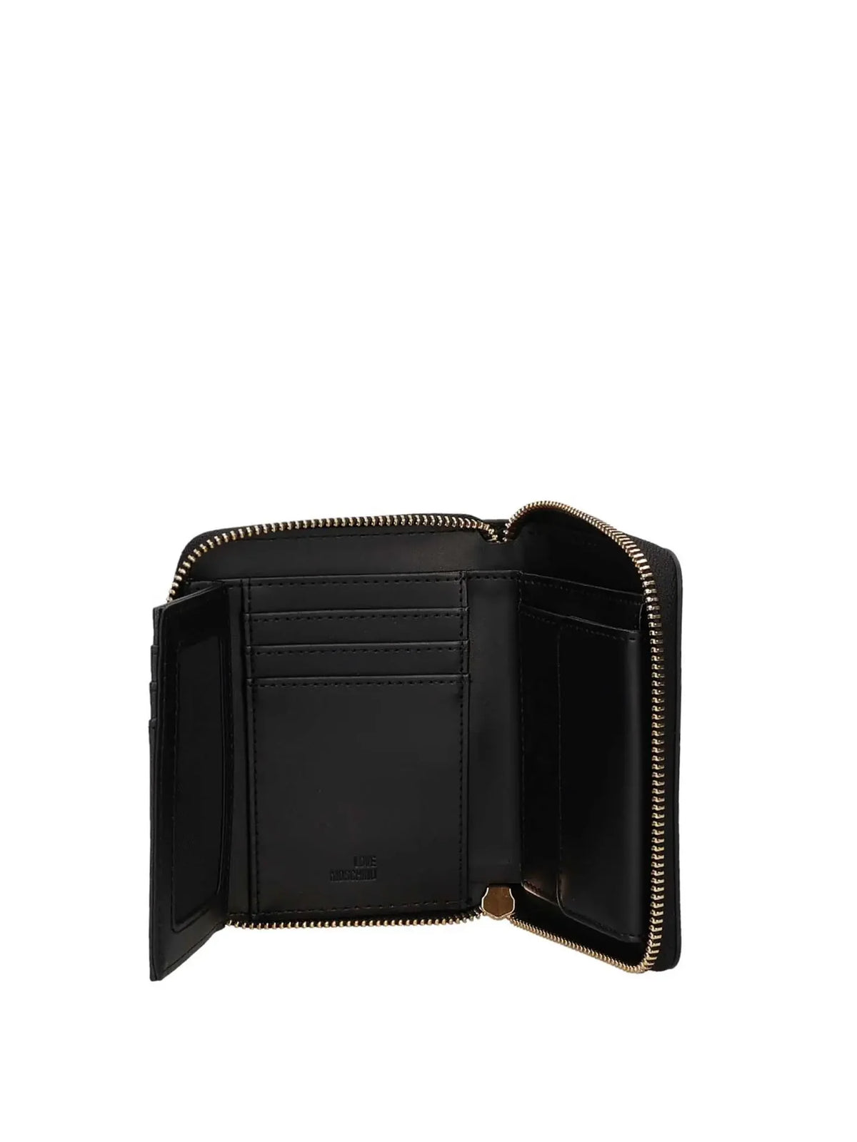 PORTAFOGLIO DONNA LOVE MOSCHINO ZIP AROUND – NERO