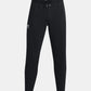 PANTALONI TUTA JOGGER DONNA UNDER ARMOUR FLEECE IN MISTO COTONE – NERO