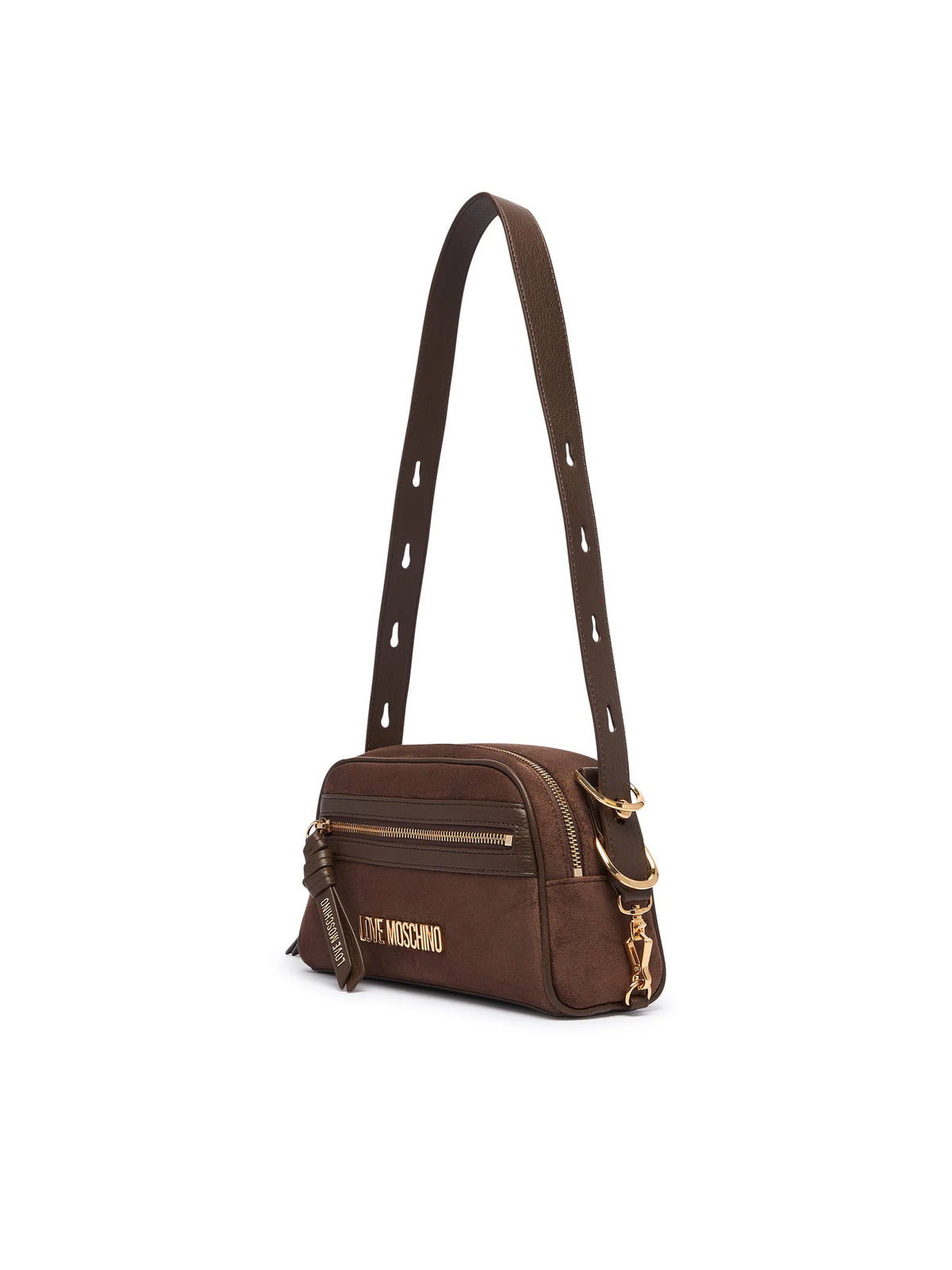 BORSA DONNA LOVE MOSCHINO TRACOLLA ZIP IN VELOUR