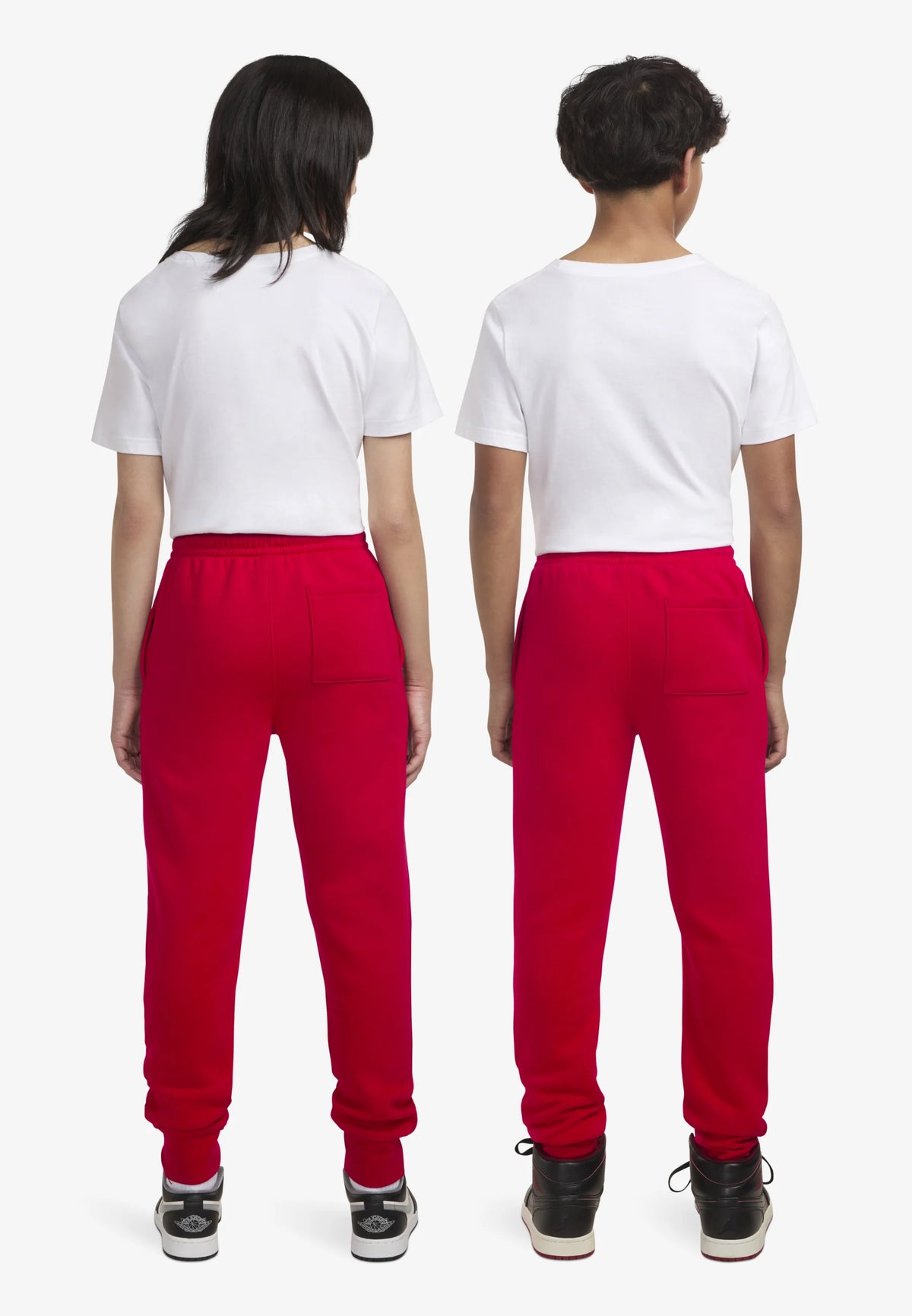 PANTALONI RAGAZZO JORDAN BROOKLYN FLEECE ESSENTIALS – ROSSO