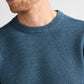 MAGLIA UOMO GIROCOLLO IN COTONE LEGGERO TESTURIZZATO PETROL INDUSTRIES REGULAR FIT – STORM BLUE
