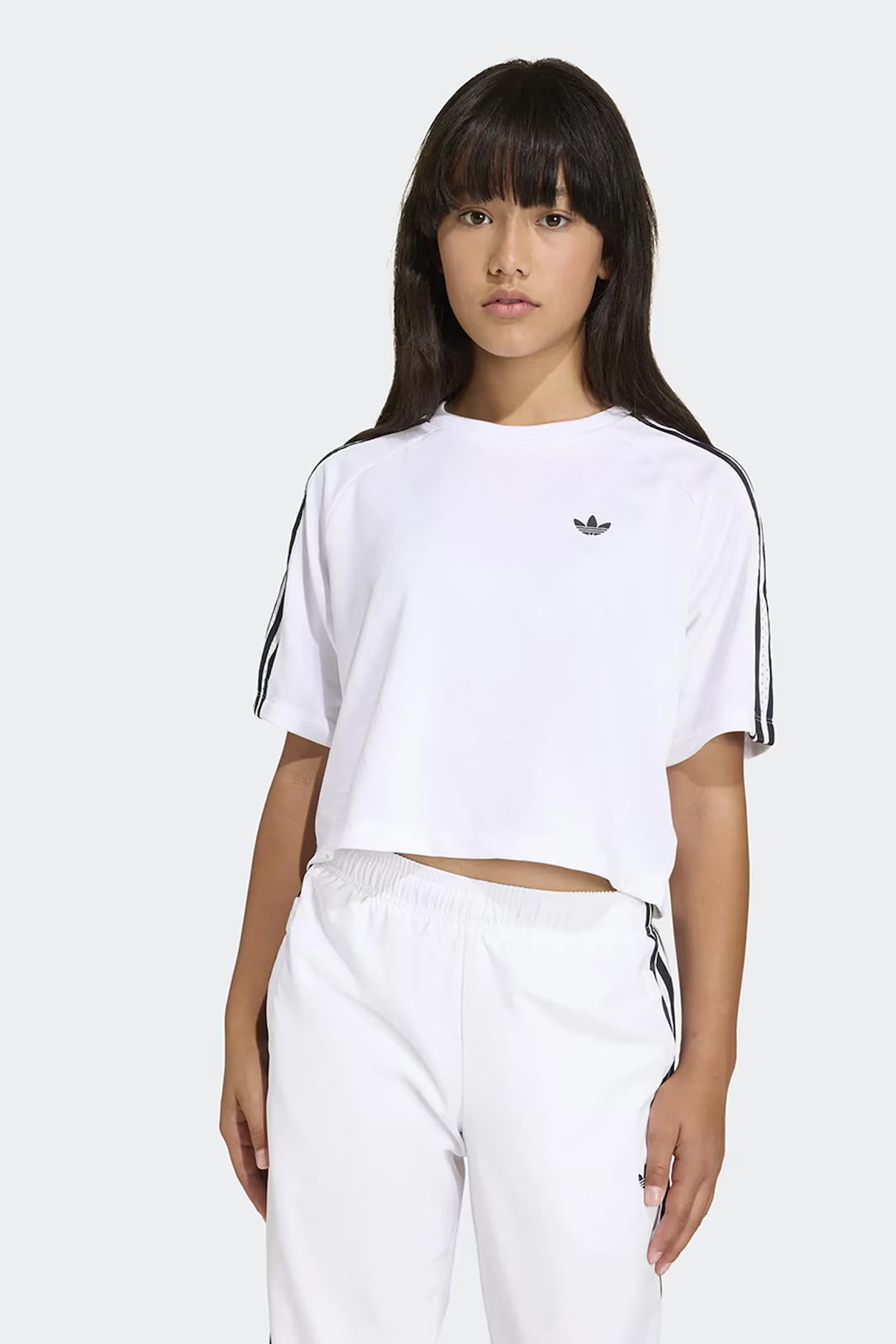 T-SHIRT GIRLS LOOSE 3 STRIPES