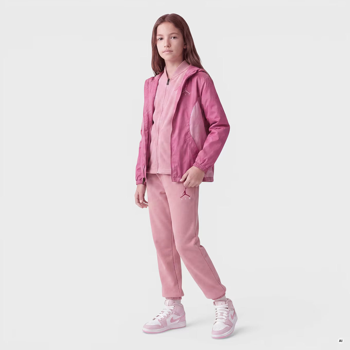 GIACCA RAGAZZA JORDAN 3-IN-1 SYSTEM JACKET – ROSA SCURO