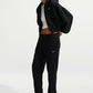 PANTALONI TUTA DONNA NIKE STUDIO LOGO FLEECE – NERO