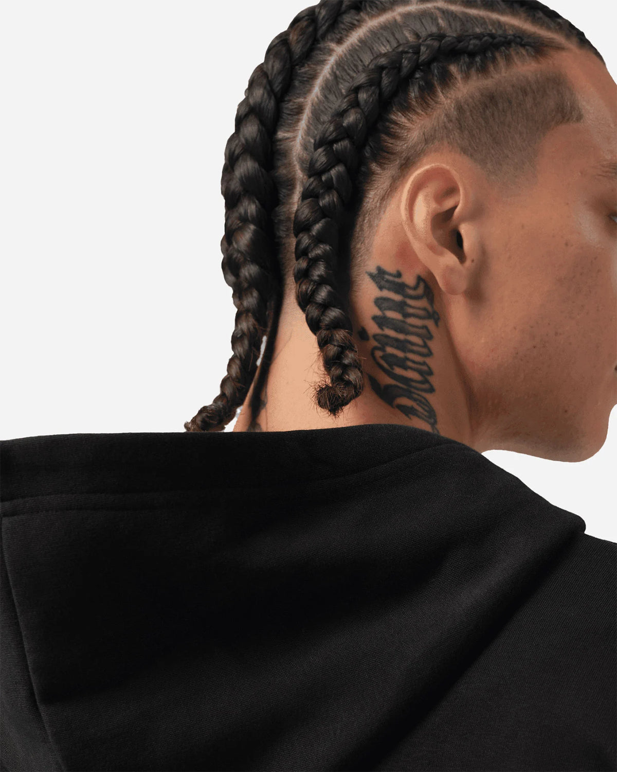 FELPA UOMO JORDAN BIG LOGO CAPPUCCIO – NERO