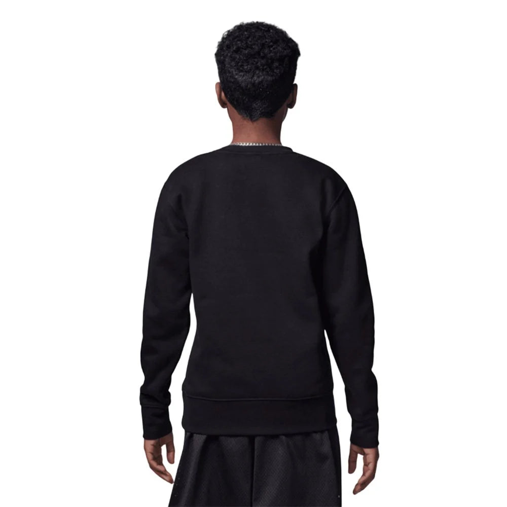 FELPA RAGAZZO JORDAN BROOKLYN FLEECE CREW – NERO