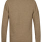 MAGLIA UOMO GIROCOLLO IN COTONE LEGGERO TESTURIZZATO PETROL INDUSTRIES REGULAR FIT – MARRONE