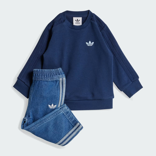 COMPLETO INFANT DENIM CREW SET