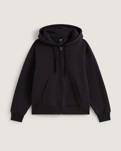 FELPA DONNA VANS SALTON CON CAPPUCCIO E ZIP – NERO