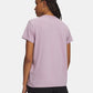 T-SHIRT DONNA UNDER ARMOUR RIVAL CORE – LILLA