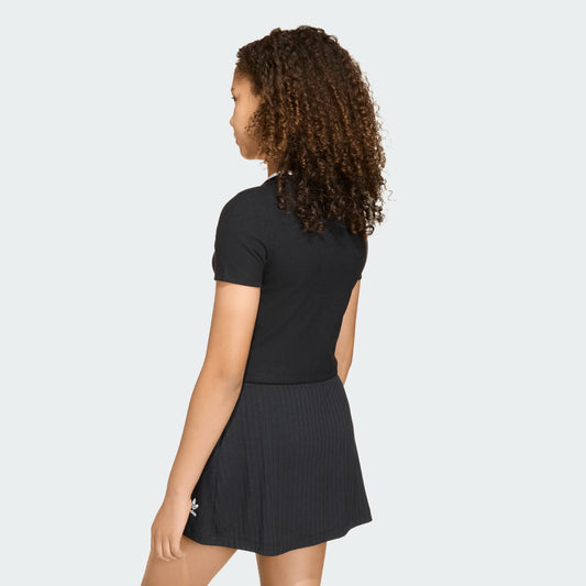 T-SHIRT GIRLS TIGHT MINI RIB