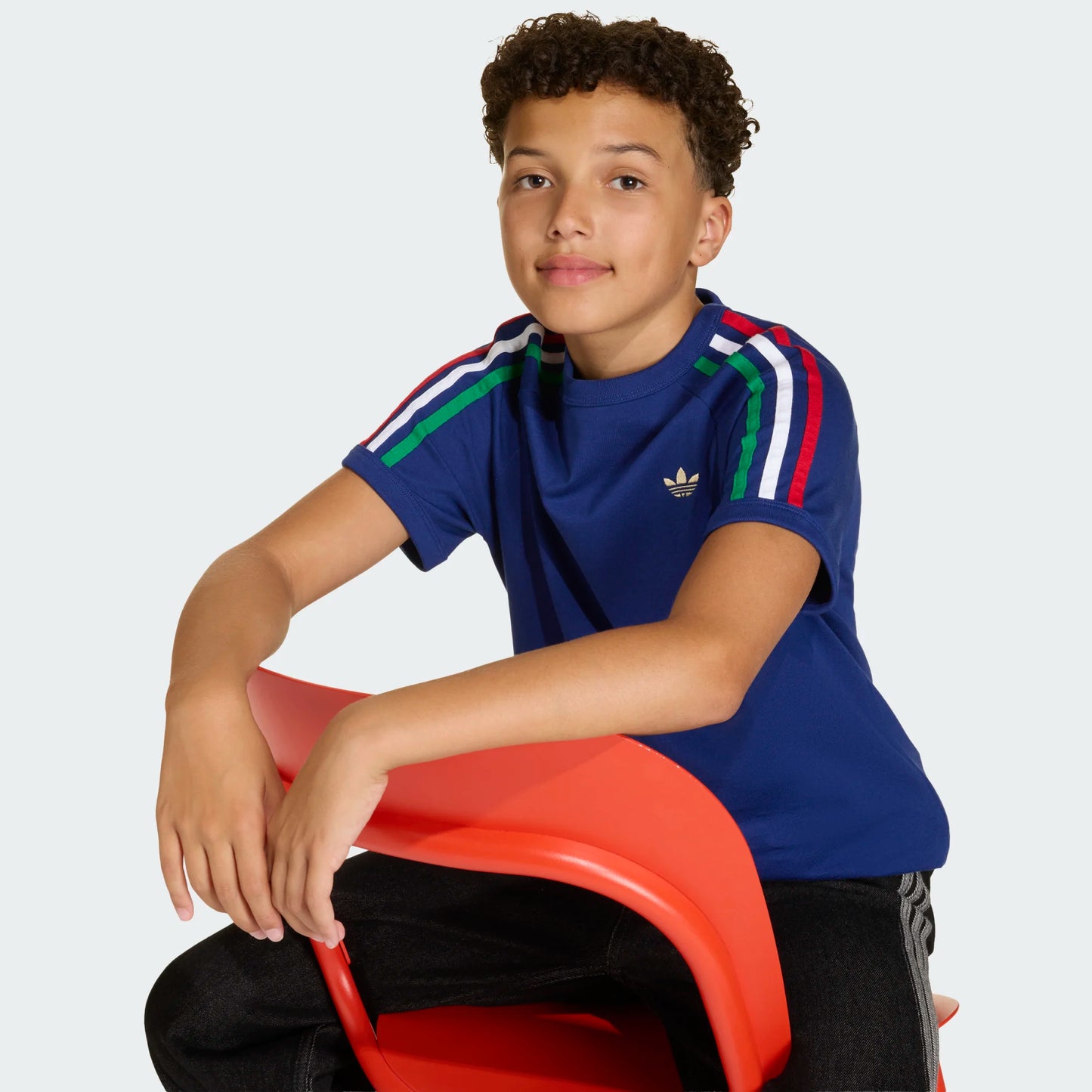 T-SHIRT KIDS 3 STRIPES ITALIA