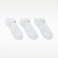 CALZE UNISEX NIKE EVERYDAY CUSHIONED 3 PACK – BIANCO
