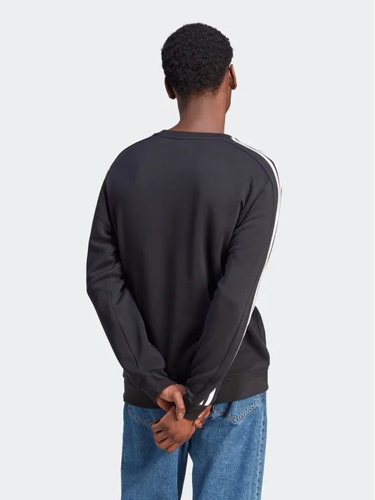 FELPA ESSENTIALS 3-STRIPES CREW FLEECE