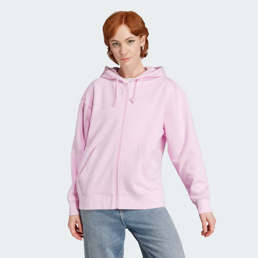 FELPA ESSENTIALS FULL-ZIP BOYFRIEND