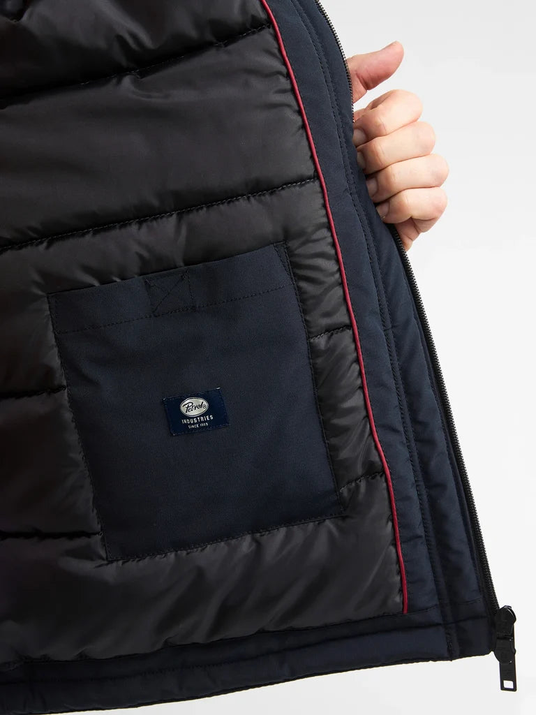 PARKA UOMO CON CAPPUCCIO PETROL INDUSTRIES – NERO