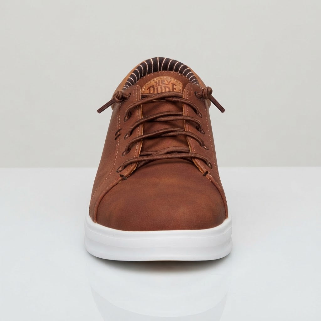 SCARPE UOMO HEY DUDE PAUL PRO CLASSIC – COGNAC