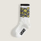 CALZE TICKER CREW CHECKERBOARD 2 PAIRS