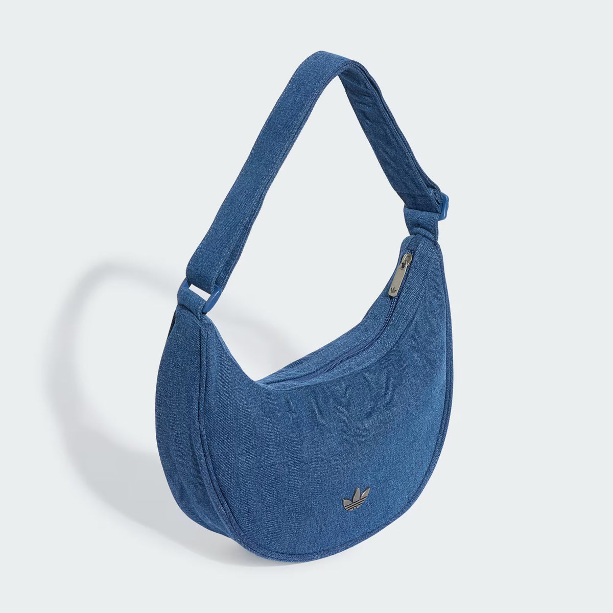 BORSA A MEZZALUNA ADIDAS ADICOLOR DENIM – BLU - foto 3