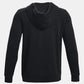 GIACCA FELPA UOMO UNDER ARMOUR ICON FLEECE IN MISTO COTONE – NERO