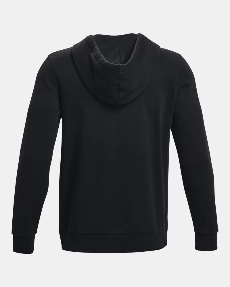 GIACCA FELPA UOMO UNDER ARMOUR ICON FLEECE IN MISTO COTONE – NERO