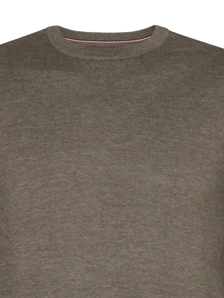 MAGLIONE UOMO GIROCOLLO IN MAGLIA FINE MOSSY STONE PETROL INDUSTRIES – REGULAR FIT