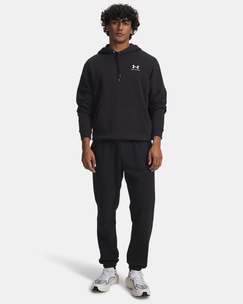 PANTALONI TUTA JOGGER DONNA UNDER ARMOUR FLEECE IN MISTO COTONE – NERO