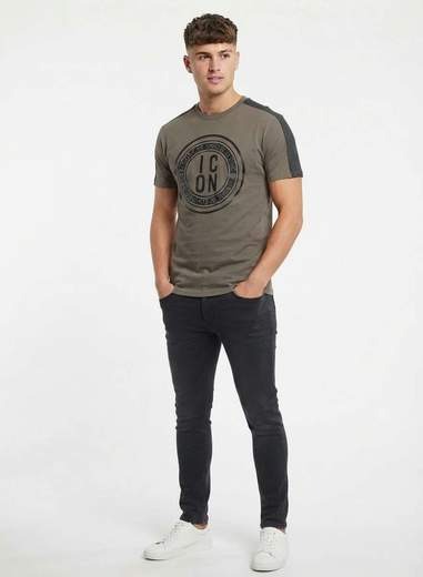 T-SHIRT UOMO ICON BANDE LATERALI