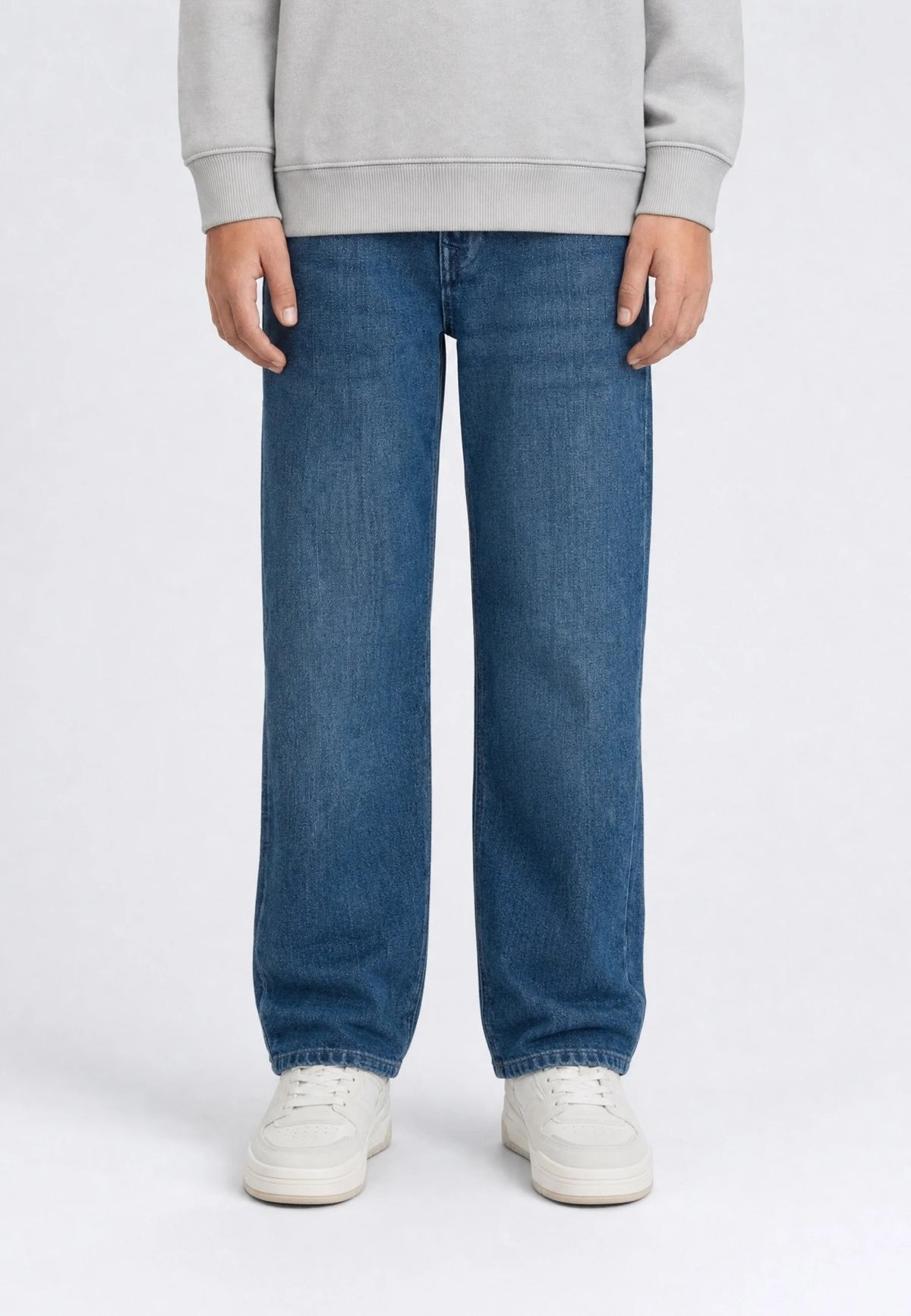 JEANS RAGAZZO PETROL INDUSTRIES LENNOX LOOSE FIT IN COTONE BIOLOGICO – DARK VINTAGE / BLU SCURO