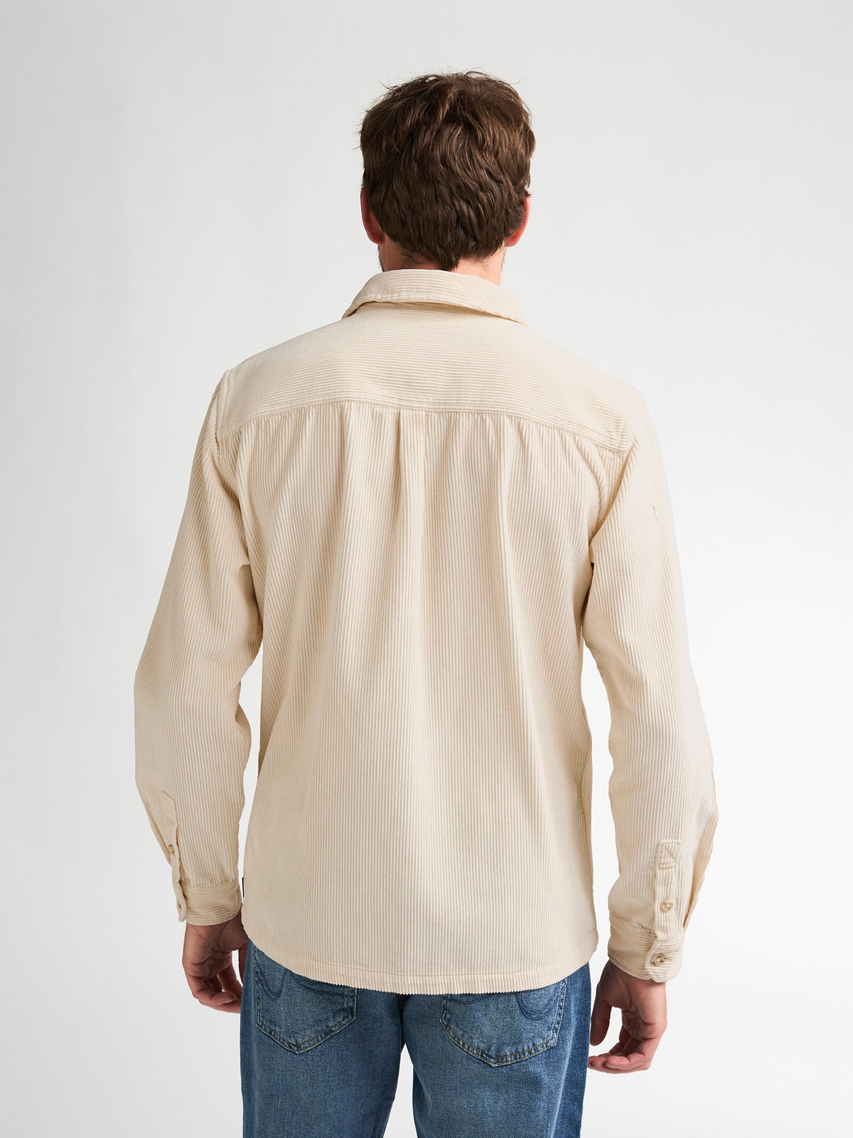 CAMICIA UOMO A MANICHE LUNGHE PETROL INDUSTRIES – BEIGE