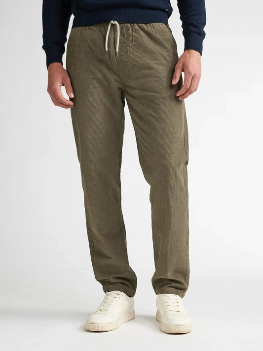 PANTALONI CARGO UOMO IN VELLUTO PETROL INDUSTRIES TAPERED FIT – FANGO
