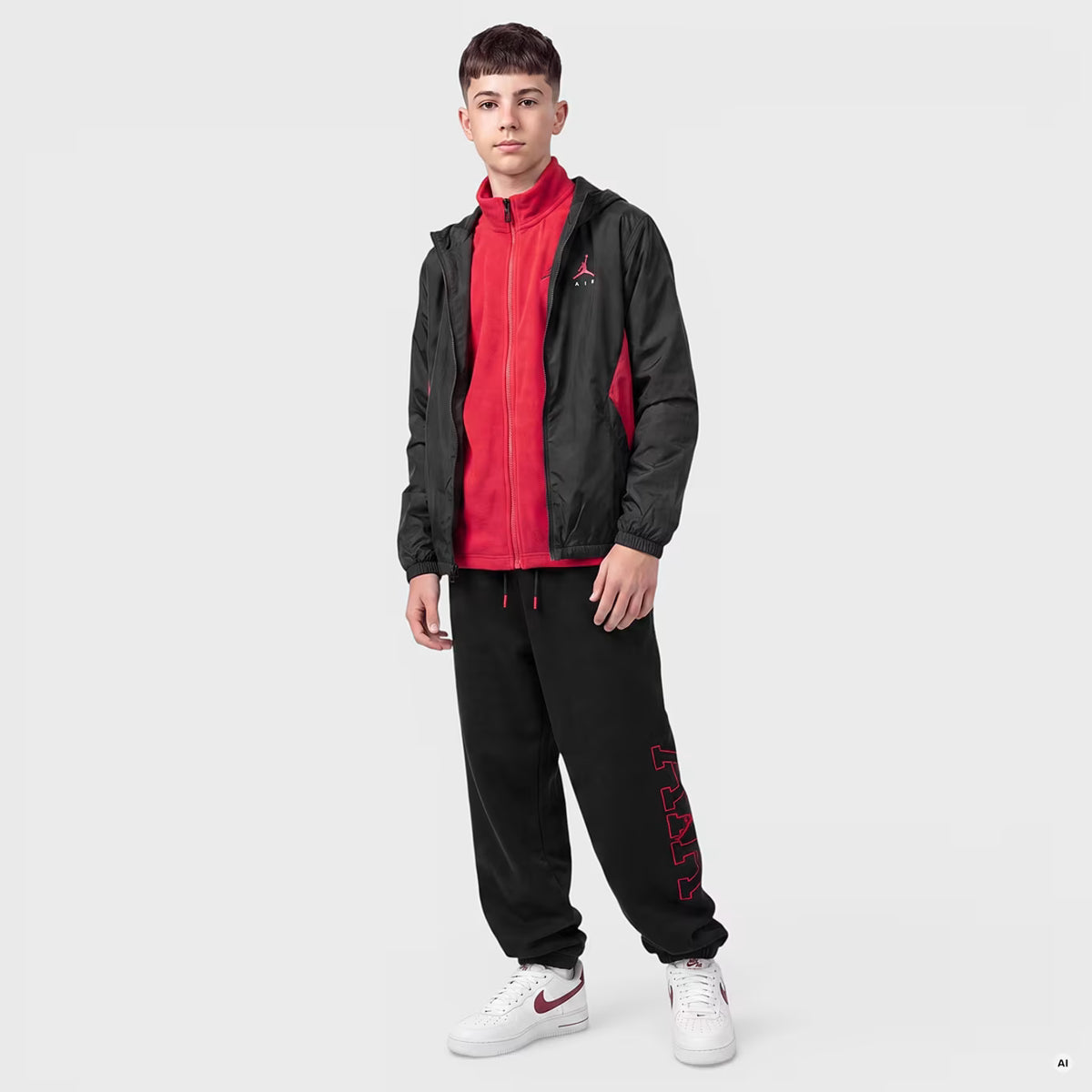 GIACCA RAGAZZO JORDAN 3-IN-1 SYSTEM JACKET – NERO