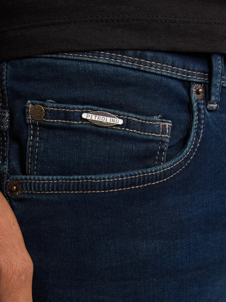 JEANS SLIM FIT UOMO PETROL INDUSTRIES SEAHAM CLASSIC ESSENTIALS – MIDNIGHT BLUE