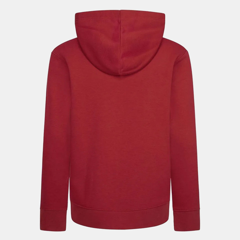 FELPA CON CAPPUCCIO RAGAZZO JORDAN BROOKLYN FLEECE – ROSSO - foto 3