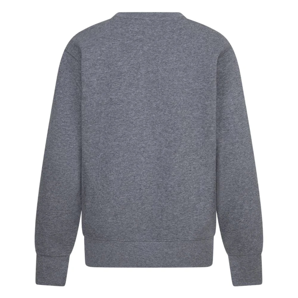 FELPA GIROCOLLO JORDAN BROOKLYN FLEECE ESSENTIAL – GRIGIO - foto 4