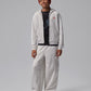 FELPA RAGAZZO JORDAN BROOKLYN FRENCH TERRY FULL ZIP – GRIGIO - foto 2